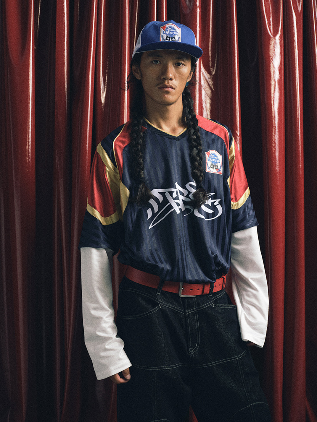 TREclub | Silky Mock Two Piece Hockey Jersey NO.25 - PSYLOS 1, TREclub | Silky Mock Two Piece Hockey Jersey NO.25, Men's Wear, TREclub, PSYLOS 1